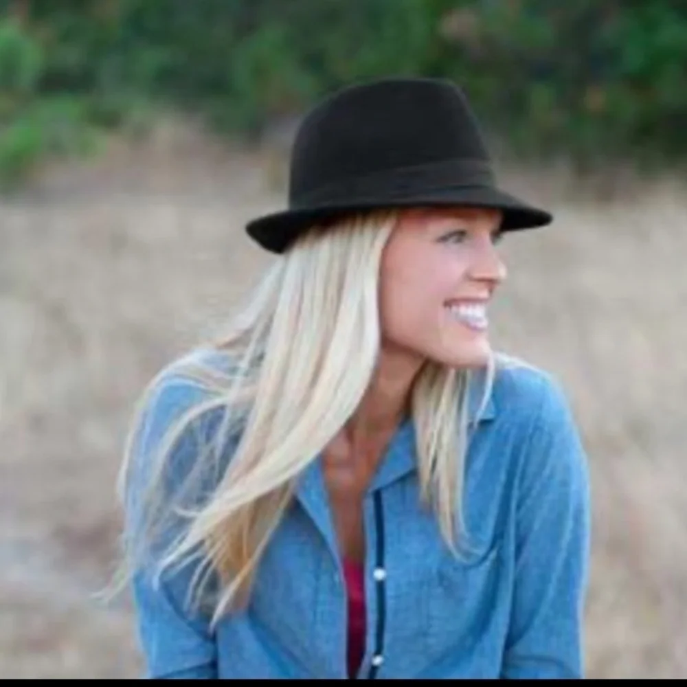 Sunday Afternoon Black Wool Trilby Hat